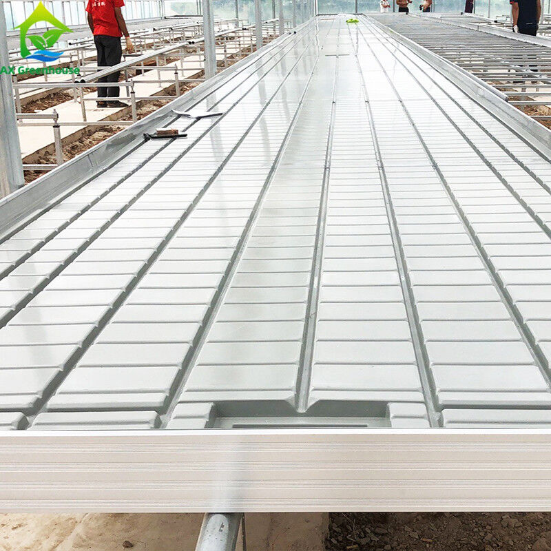 Ebb Flow Custom Doble Capas Inundación Crecer Mesa Sementería Banquillo rodante Móvil y adecuado para flores