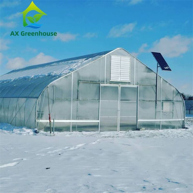 Sistema de sombreado para todas las estaciones Invernadero profesional de Venlo con sistema de privación de luz totalmente automatizado y canaletas integradas